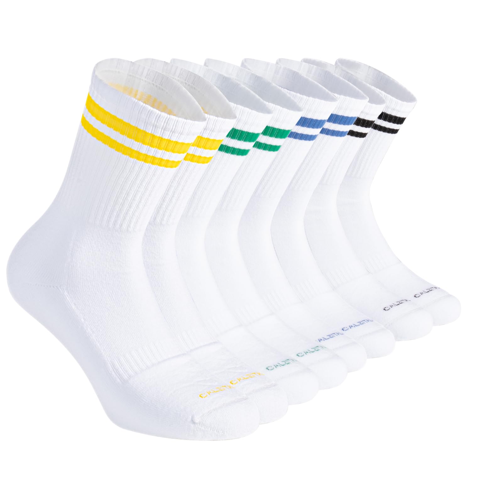 CALZITALY PACK 2-3-4 PAAR Tennissocken Unisex, Padel Running Crossfit Fitness, Atmungsaktiv & Polsterung, Sportsocken für Herren & Damen | MADE IN ITALY