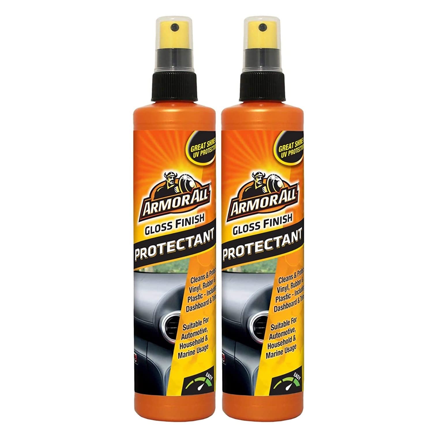 Vinyl, Rubber and Plastic Gloss Finish Protectant - Cleans and Protects