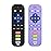 Chuya Baby Remote Control Teether Toy Chew Toy for Babies 3-24 Months Teething Relief Baby Toys for Infants Black+Purple