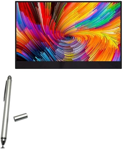Miniatura 1 de BoxWave Stylus Pen Compatible with AVA WirelessHD Monitor (15.6") - DualTip Capacitive Stylus, Fiber Tip Disc Tip Capacitive Stylus Pen - Metallic