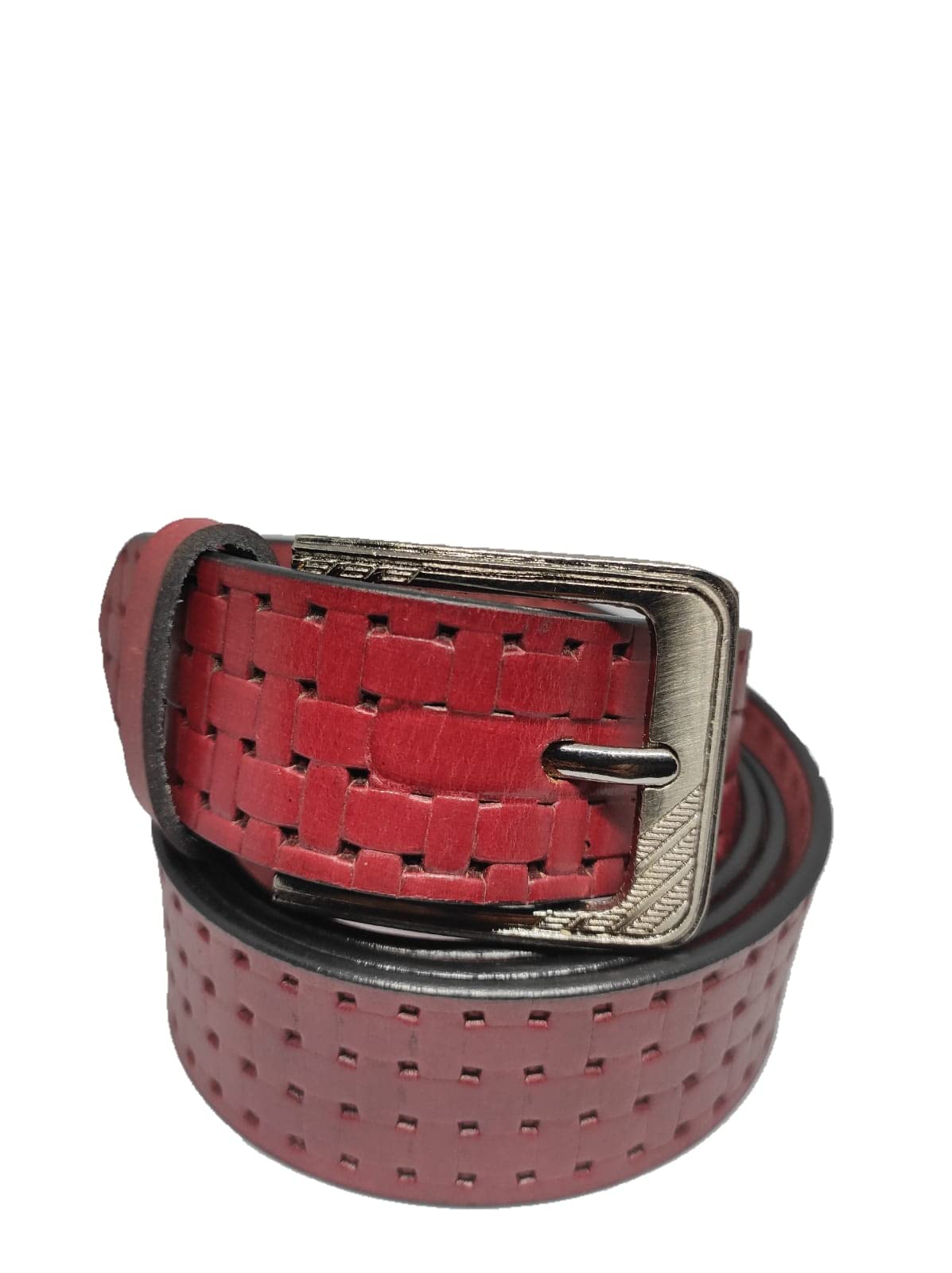mahdiya Men's Leather Belt Fit Causal Look | Genuine Leather | Buckle Durable Heavy Duty |Suits, Jeans, Uniform |Size Fit 38-40-42 inch-picture-20