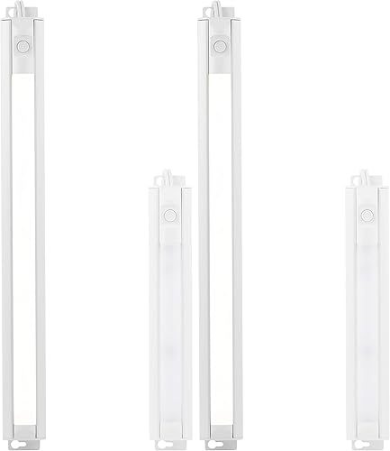 Miniatura 1 de UltraPro 44128 - Lámpara LED de 16 pulgadas, luz para debajo del gabinete, luz blanca cálida de 2700 K, 445 lúmenes, armario, cocina, enchufe plano,
