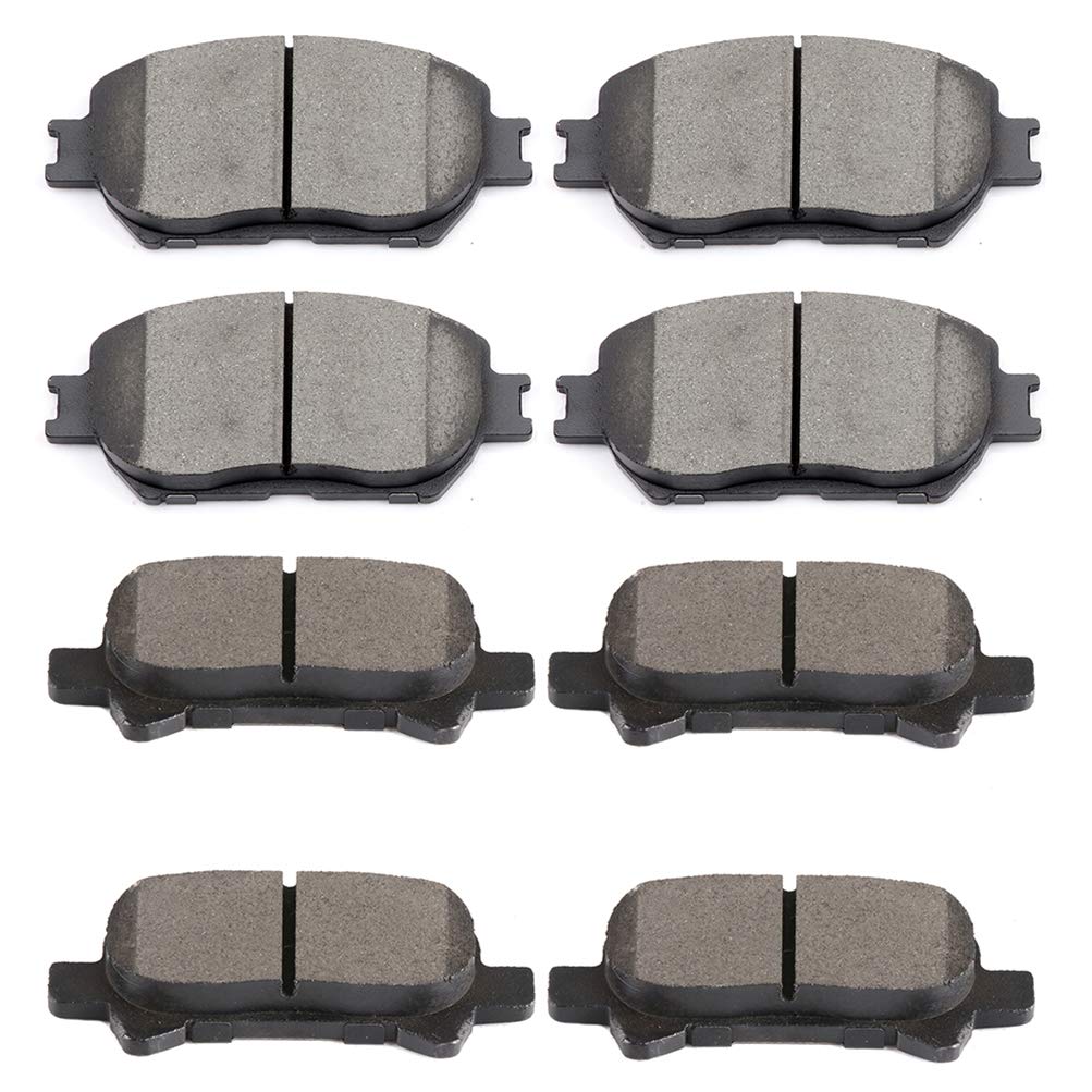 cciyu D908 D828 Ceramic Front Rear Brake Pad Set For 2002-2006 For Toyota For Camry