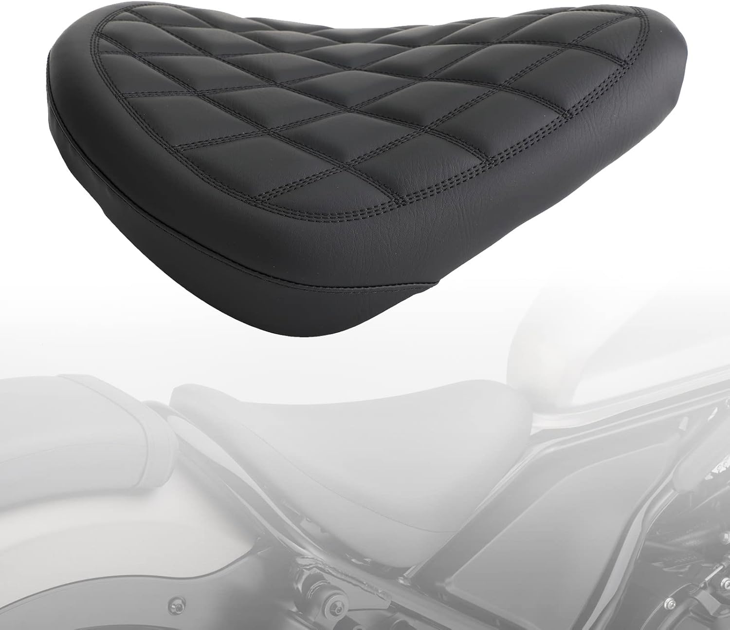 バイク ハーレー プリンス シリーズの改造 高密度PU 座り心地良い 汚れに強い 撥水 バイク シート 割れにくさ 高密度スポンジ