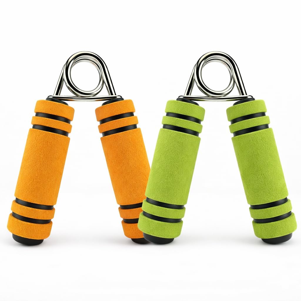 Hand Exerciser (V Shape) Hand Grip Strengthener with Foam Handle, Hand Gripper for Men & Women for Gym Workout Hand Exercise Equipment to Use in Home 2PCS-image-6