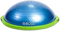 Vista 1 de Bosu Balance Ball Exercise Trainer, Home Gym Equipment w/ Guided Workouts & Pump, 26", Blue - Inflatable Fitness Platform for Strength Training