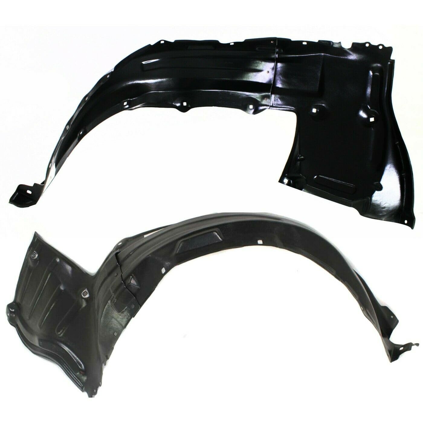 2pcs Wheel Liner Rear Front Left Right Passenger Driver Side Plastic Section for Toyota for Sequoia 2008-2020 for Tundra 2007-2013 (2) Wheel Liners TO1249145 13457010