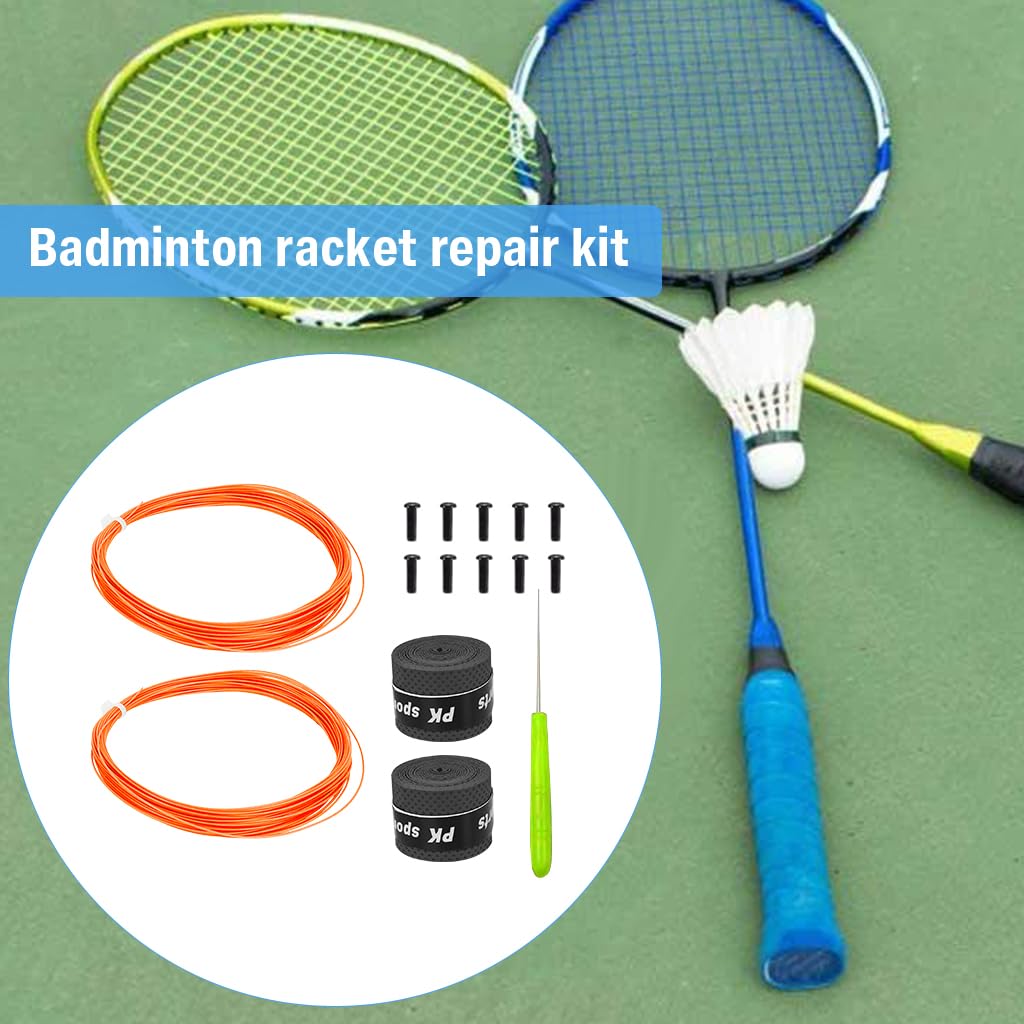 Proberos 2pack Badminton Racket String for Rackets, 0.78mm, 26lbs, 10m/Roll 4