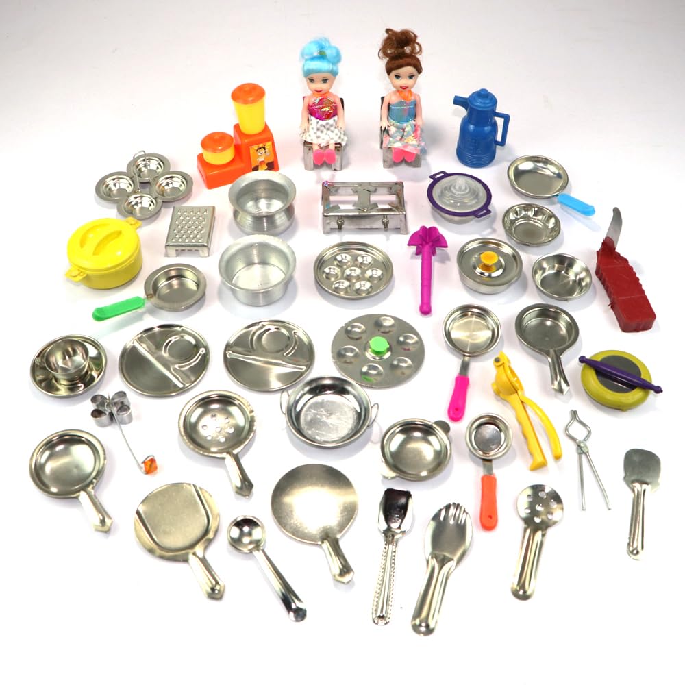 See full amazon price history chart for Varnika Stores Miniature Kitchen Set, Kitchen Set for Kids Girls, Real Cooking Kit for Play, Steel Kitchen Set for Girls, Choppu Jaman, Miniature Cooking Set (Pack - 44) Varnika Stores Miniature Kitchen Set, Kitchen Set for Kids Girls, Real Cooking Kit for Play, Steel Kitchen Set for Girls, Choppu Jaman, Miniature Cooking Set (Pack - 44) (B0CJ2QVB44) Amazon Price History, Amazon Price Tracker