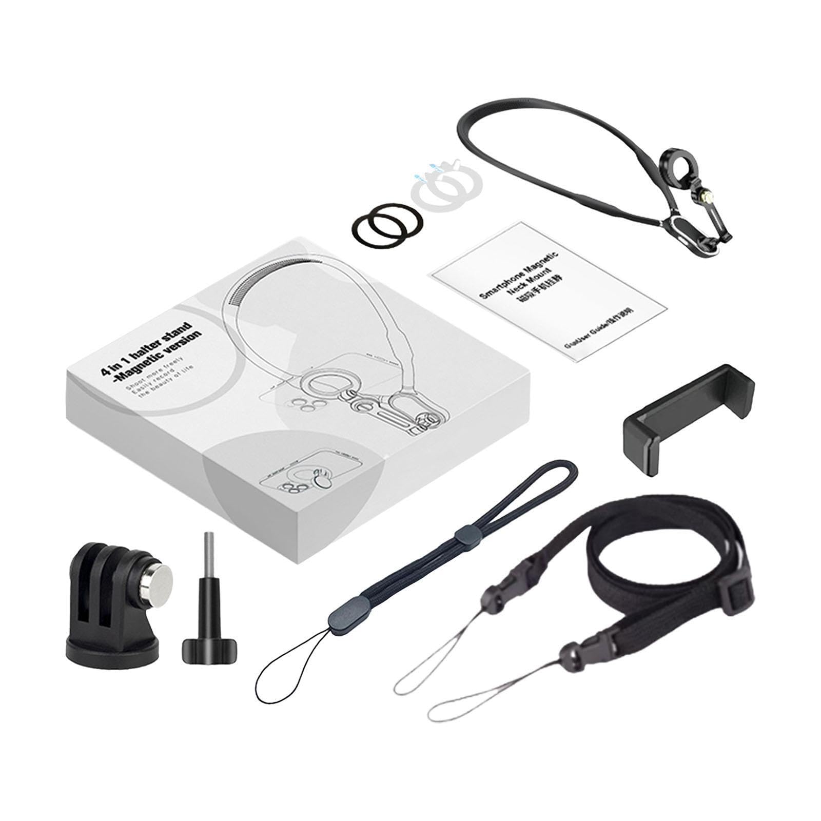 Soporte para teléfono Multifuncional de liberación rápida para Colgar en el Cuello, práctico para Actividades al Aire Libre, fotografía y Vlogs,