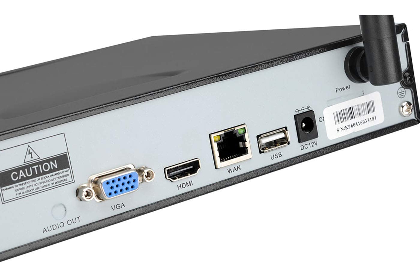 Kit NVR videosorveglianza 4 telecamere 3 LED 4 canali wireless full HD WiFi IP