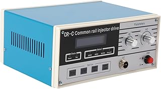 JJsdwin CR-C - Comprobador de inyectores diésel multifunción con 1 juego de mazo de cables, máquina de prueba de inyectores diésel para pruebas y reparaciones, color azul