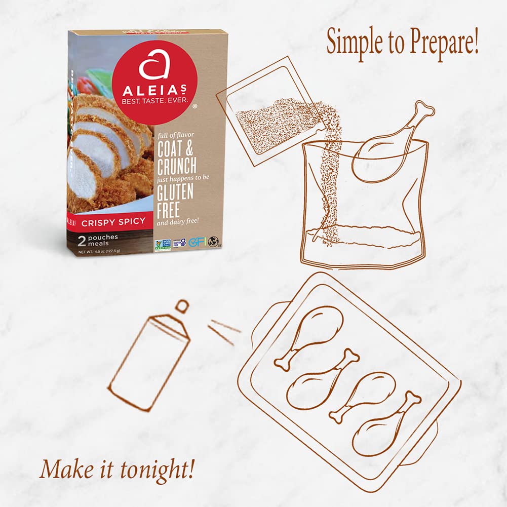 Aleias Gluten Free Bakery Spicy Coat & Crunch, 9 OZ thumbnail 8