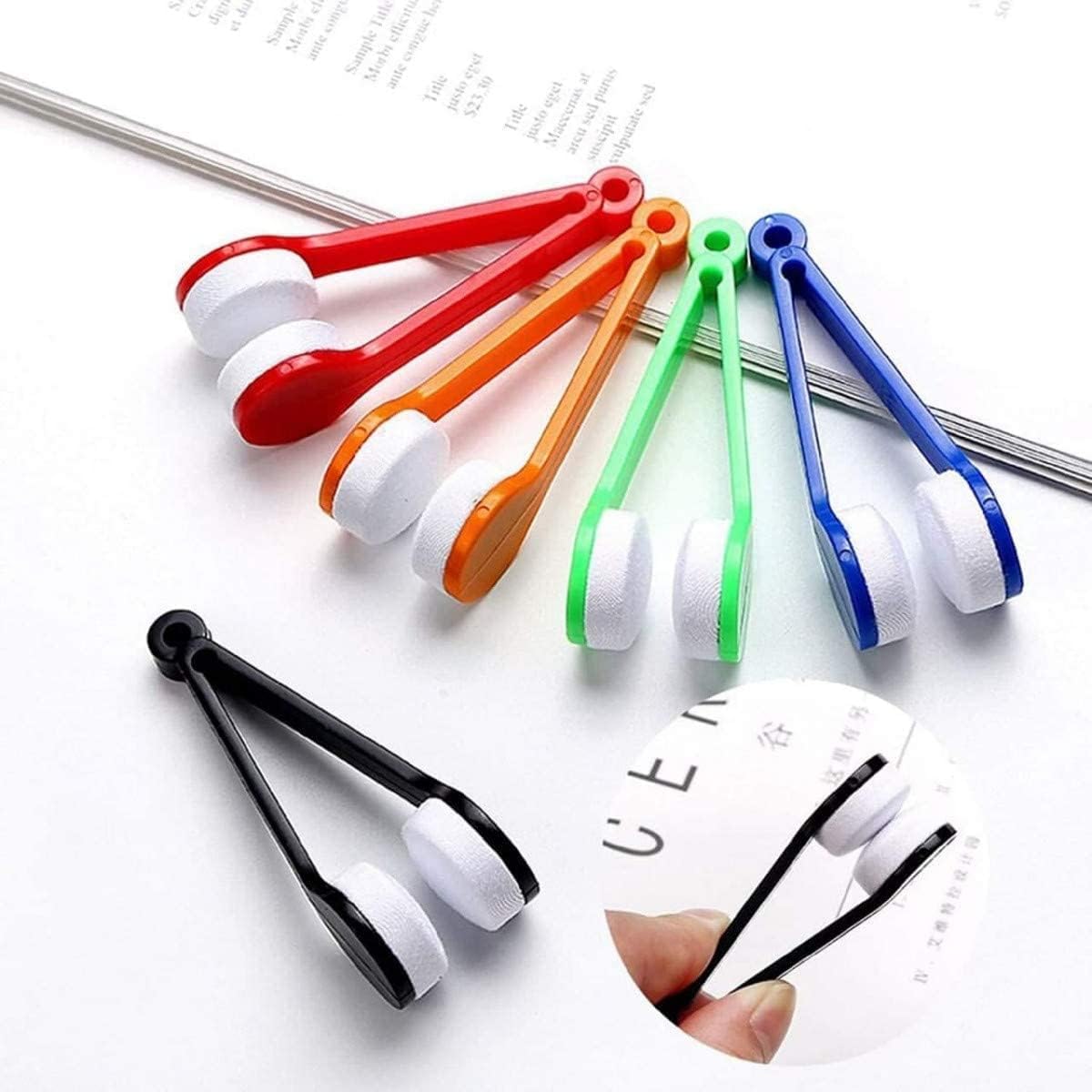 Kelexx Eye Glass Cleaner, Premium Microfiber Portable Eyeglass Spectacles Sunglass Lens Brush Clip Specs Cleaning Tool With Key Hole Cloth Handle Reading Glasses with Keyring - Image 7 thumbnail