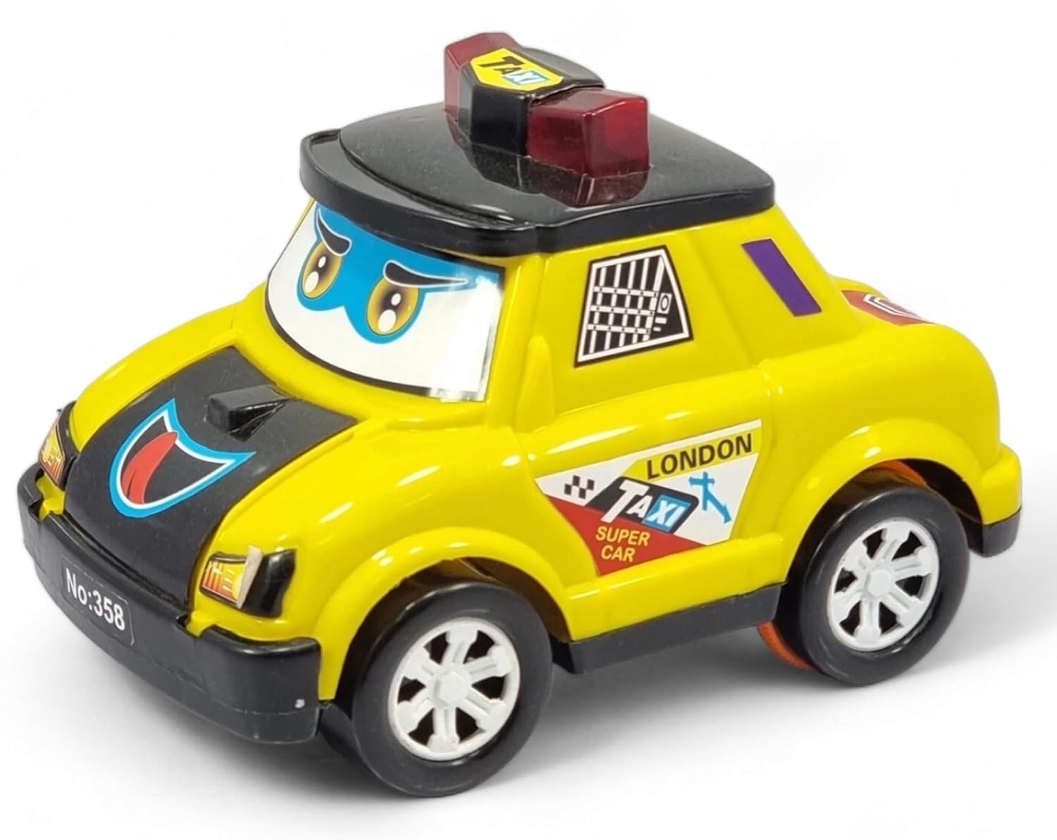 Kiddie castle Friction Powered London Taxi Toy Car for Toddlers/Kids/Children | Kids Toys for 2-5 Years | Car Toys for Boys 3-5 | Toy Vehicle | Baby Toy Car (B0D874J53Y) Amazon Price History, Amazon Price Tracker