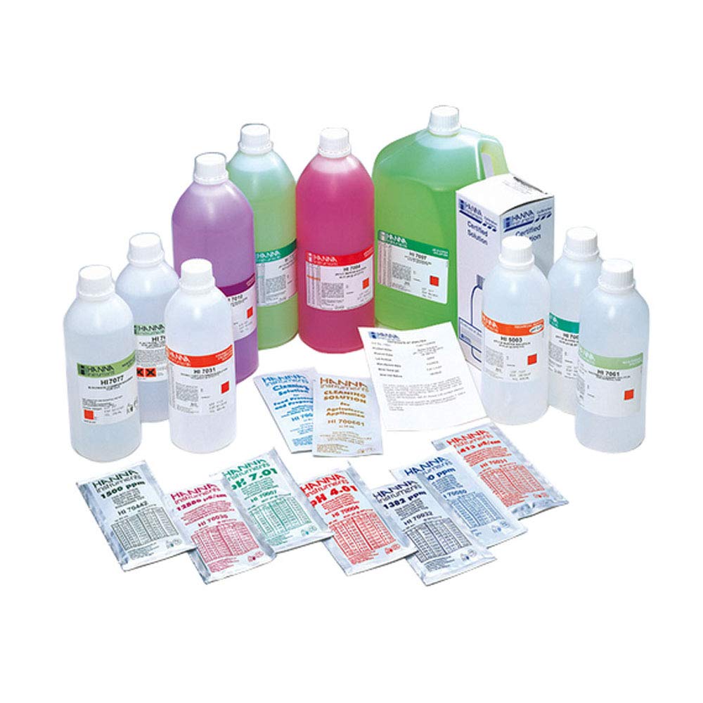 Hanna Instruments HI8071 Electrolyte 3,5 m KCl + AgCl, frascos opacos para electrodos de simple junta, 30 ml, lote de 4