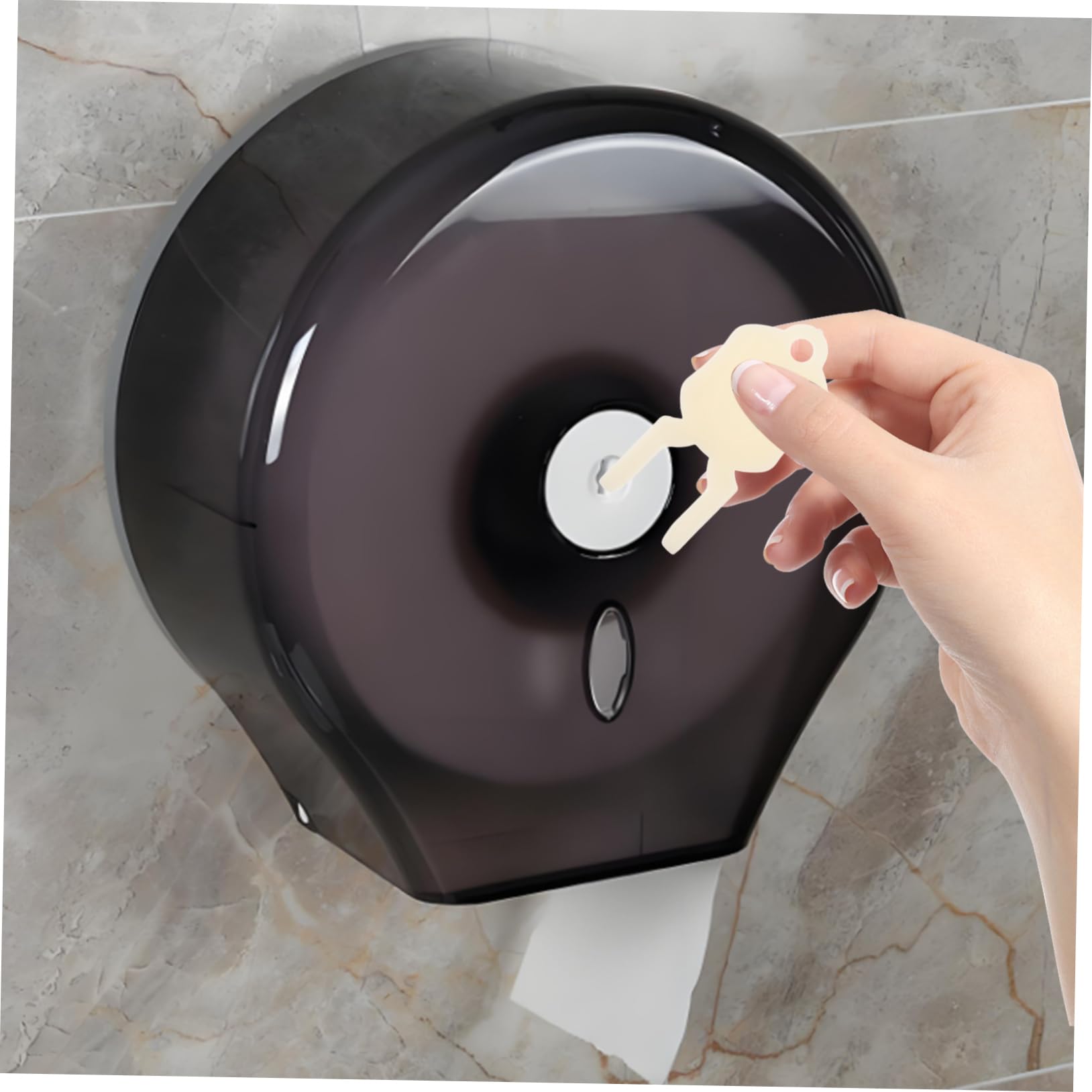 LIFKOME Plastic Key For Tissue Dispenser Toilet Paper Dispenser Keys Paper Towel Dispensers Keys Replacement Roll Tissue Dispenser Key