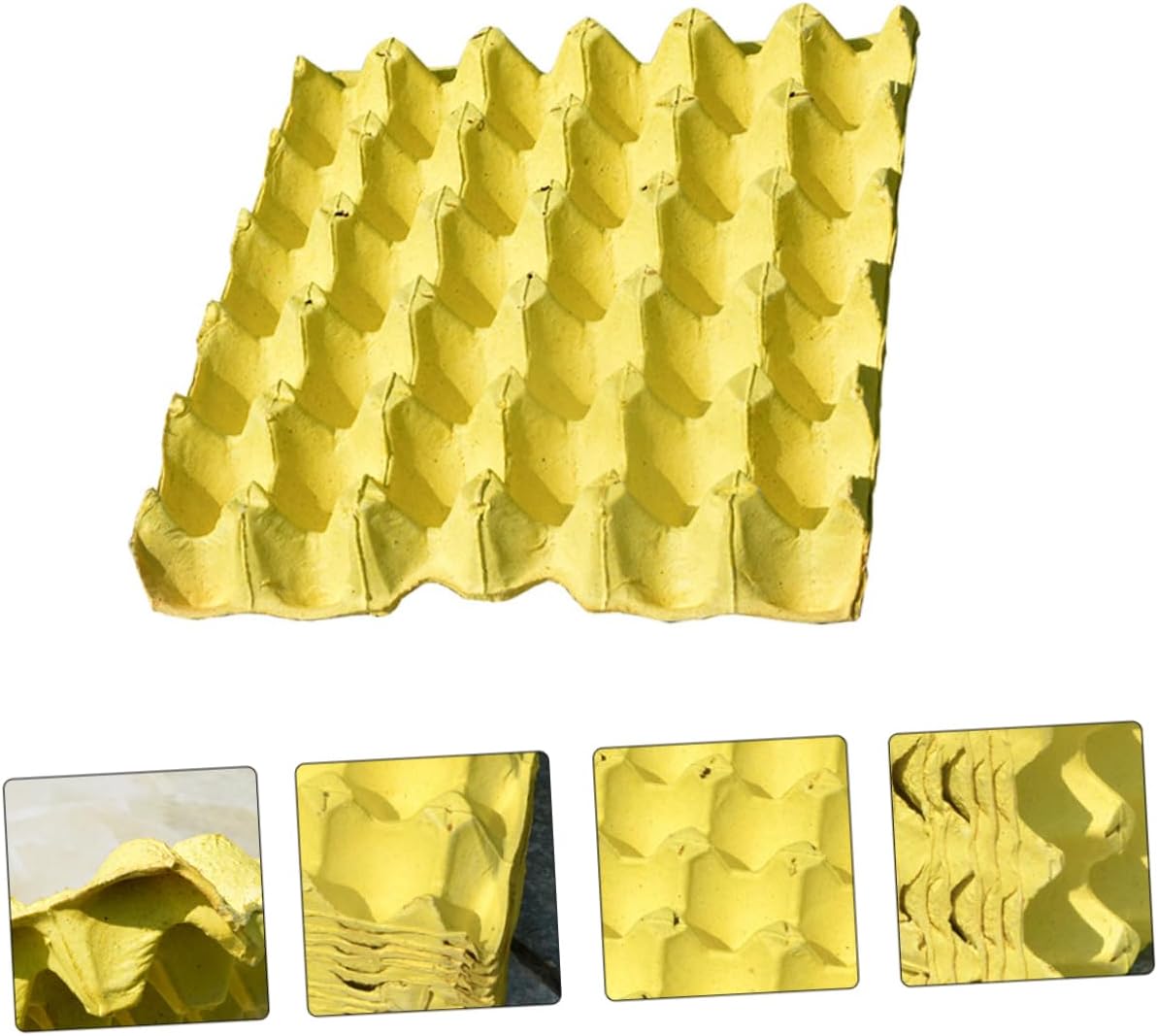 10Pcs Egg Storage Trays for Refrigerator Compartment Household Egg Holders Durable and Easy to Clean Material for Kitchen Organization