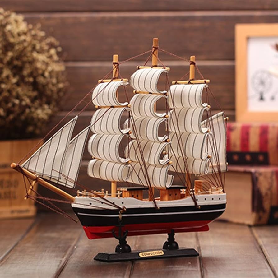 木製帆船模型　船台付き (帆船part2-T) (全てハンドメイド) 木製帆船模型 船台付き (帆船part2-T) (全てハンドメイド)