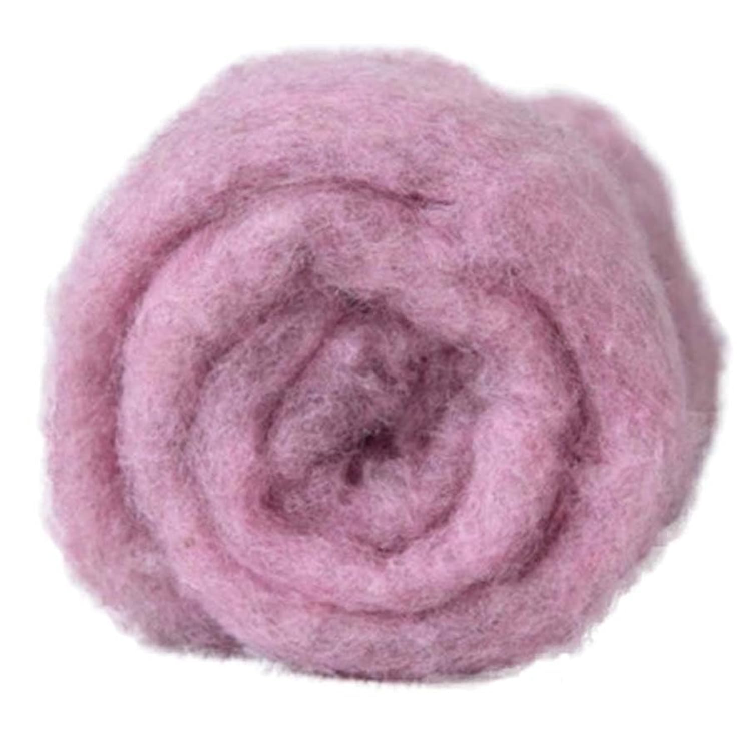 Needle Felting Wool 100g - Carded Batt for Needle & Wet Felting, Core & Finish - Maori DHG - Dust