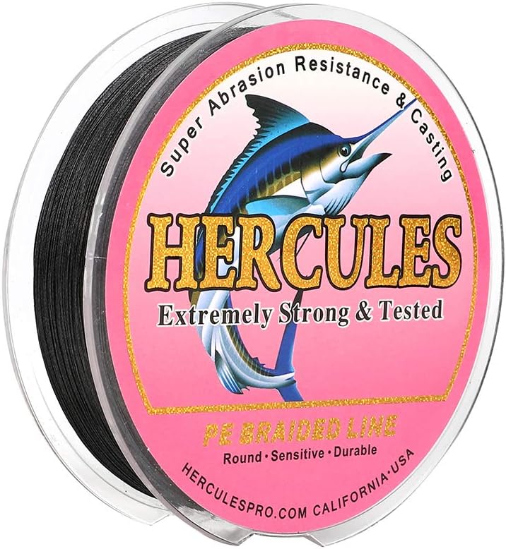 HERCULES Braided Fishing Line for Her, Abrasion Resistant