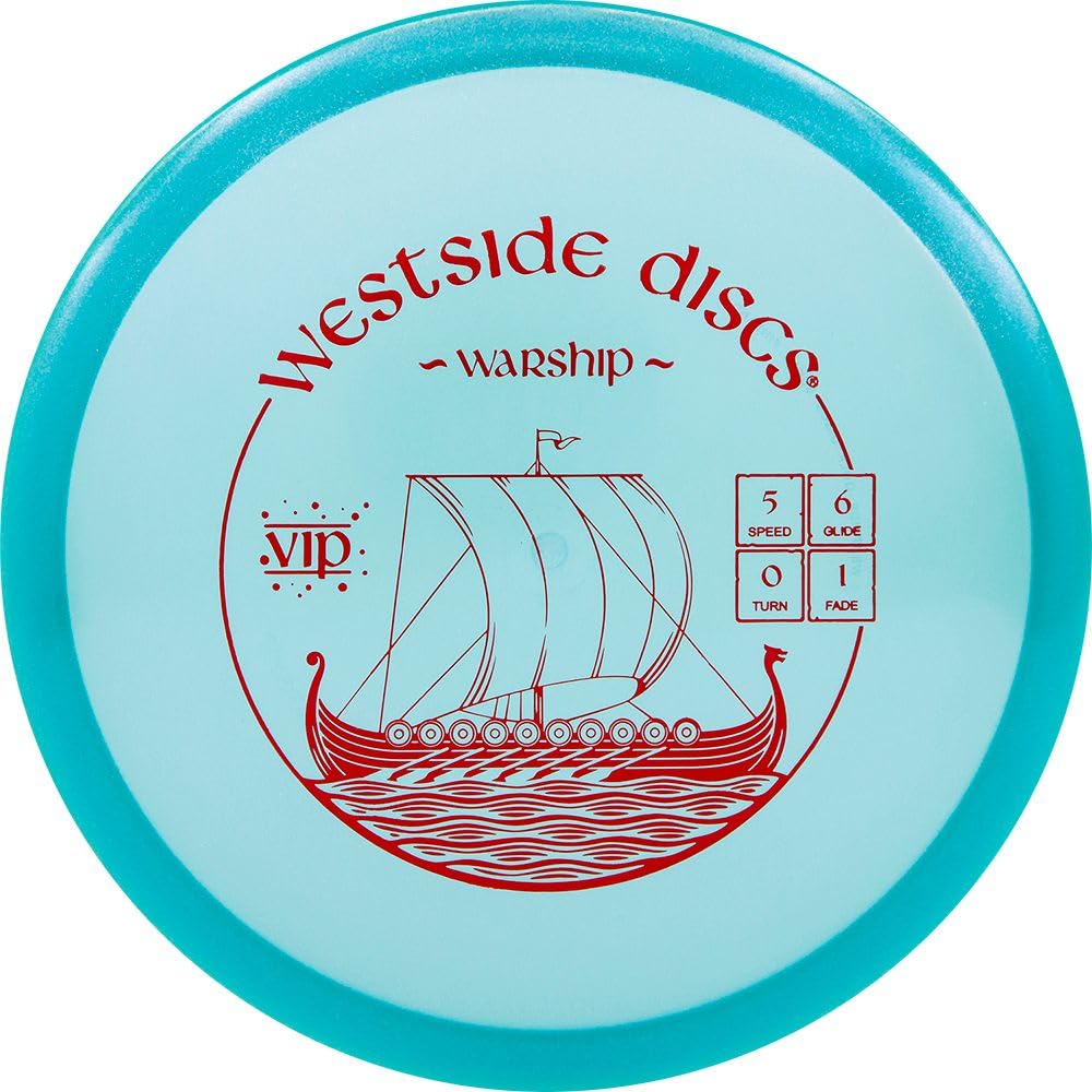 Mint Discs Westside Glimmer VIP Warship Midrange Golf Disc, 177-180g