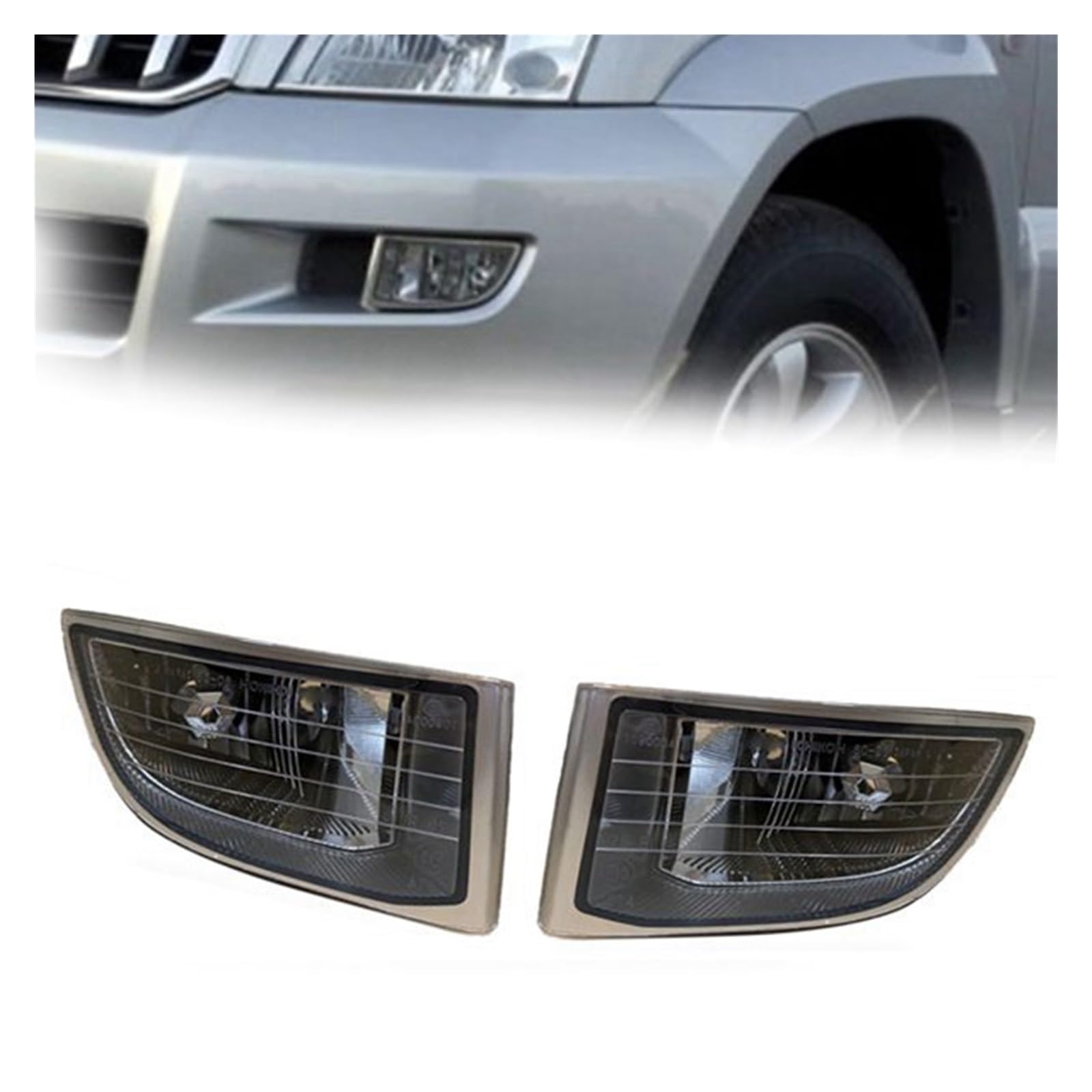 Halogen Fog Light Headlight Compatible With Toyota Land Cruiser Prado 120 2002-2009