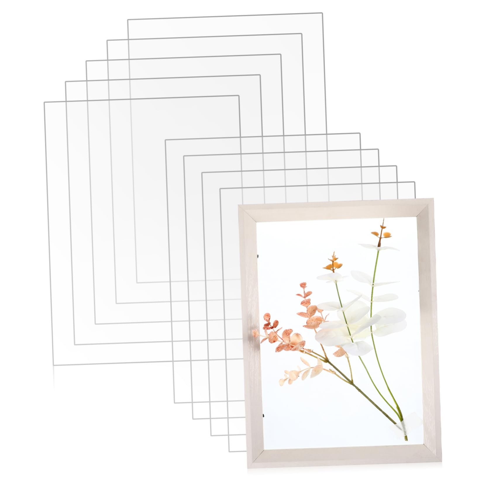 ARTIBETTER 10pcs Sheets Clear Plastic Sheets for Painting and Crafting High Clarity Boards for Artwork Display Durable and Lightweight Sheets for Versatile Use