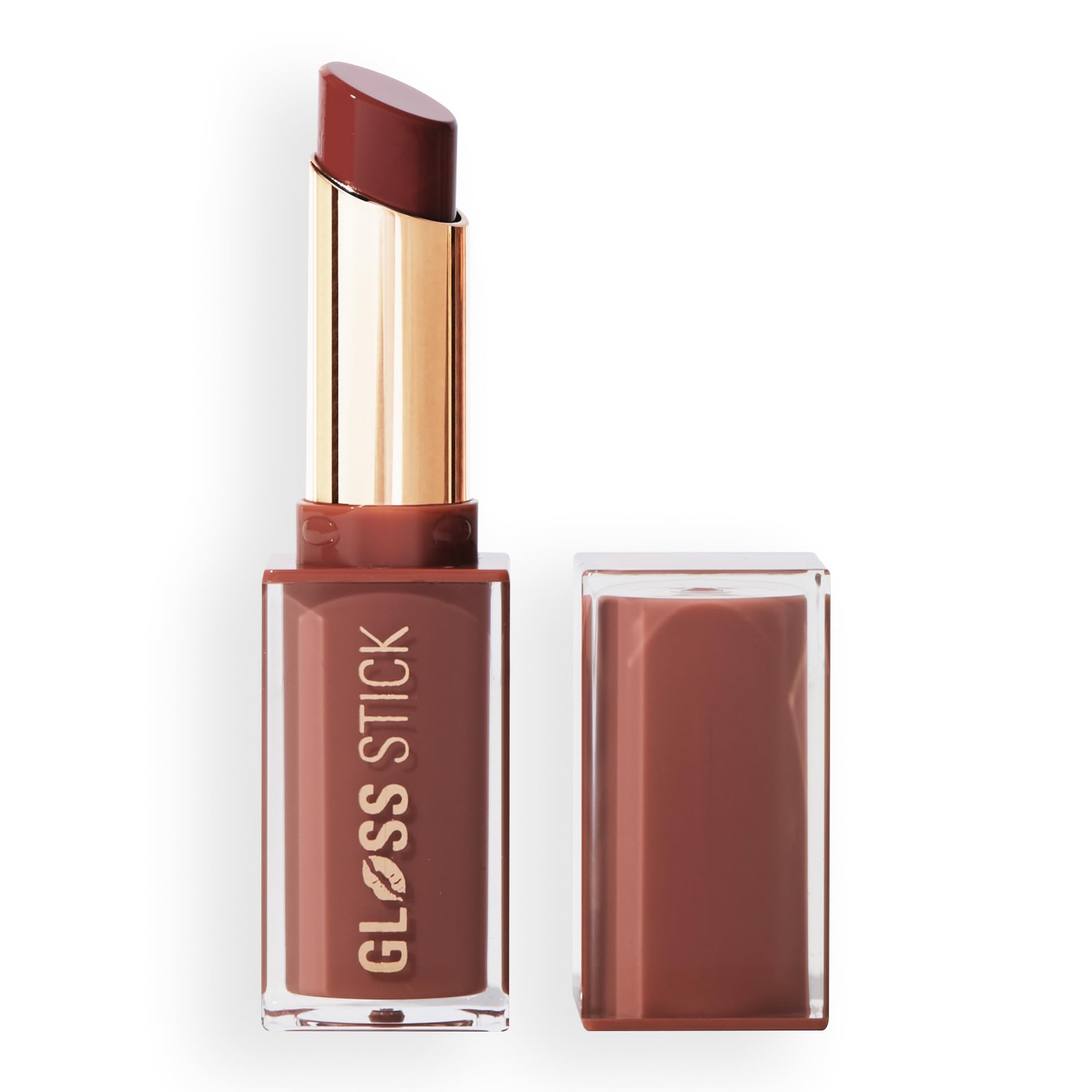 Revolution Pout Lip Gloss, Pigmented High Shine Formula with Hyaluronic Acid & Vitamin E, Vegan & Cruelty-Free, 3g, Toffee Nude