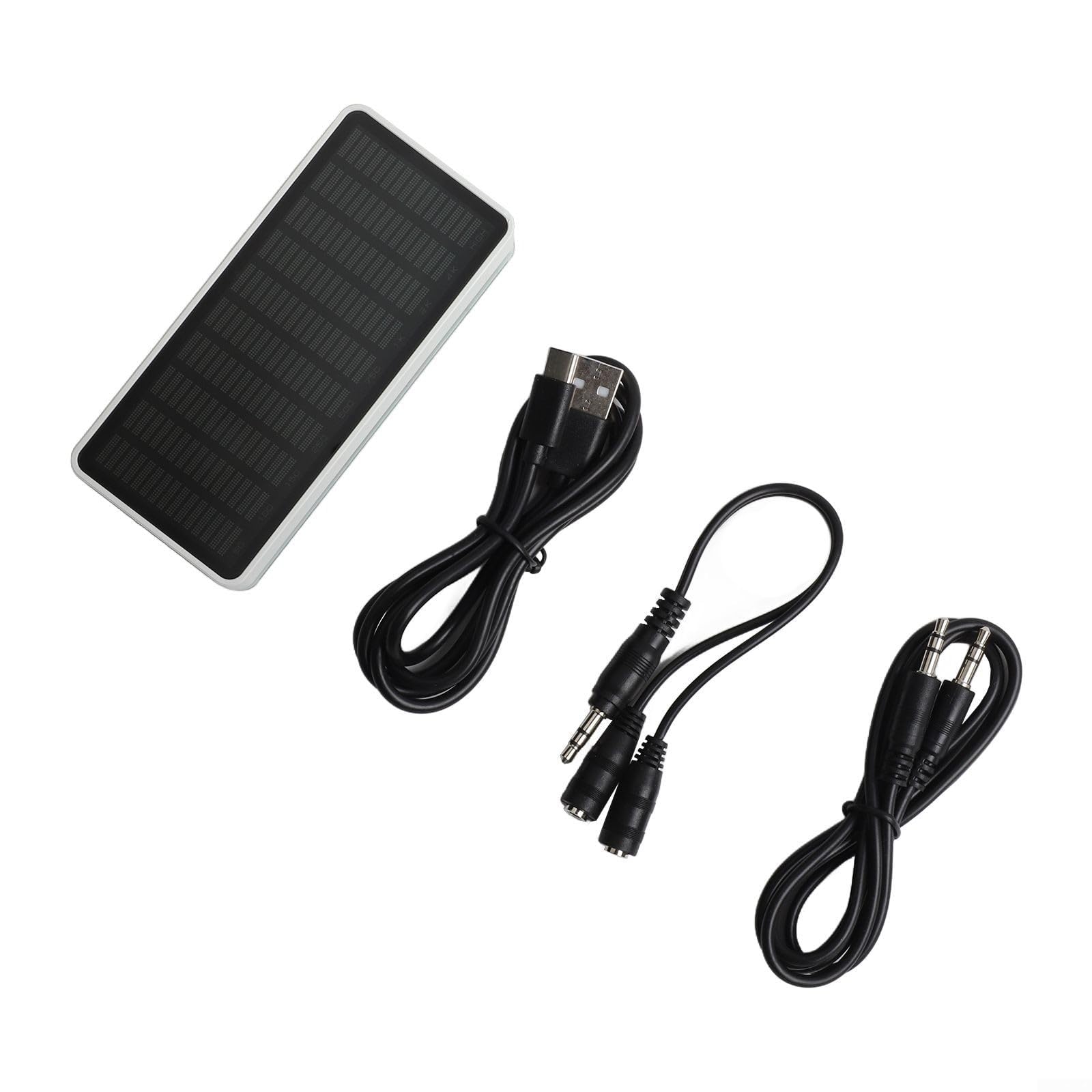 Visualizador de música con entrada de micrófono de 50 Hz a 20