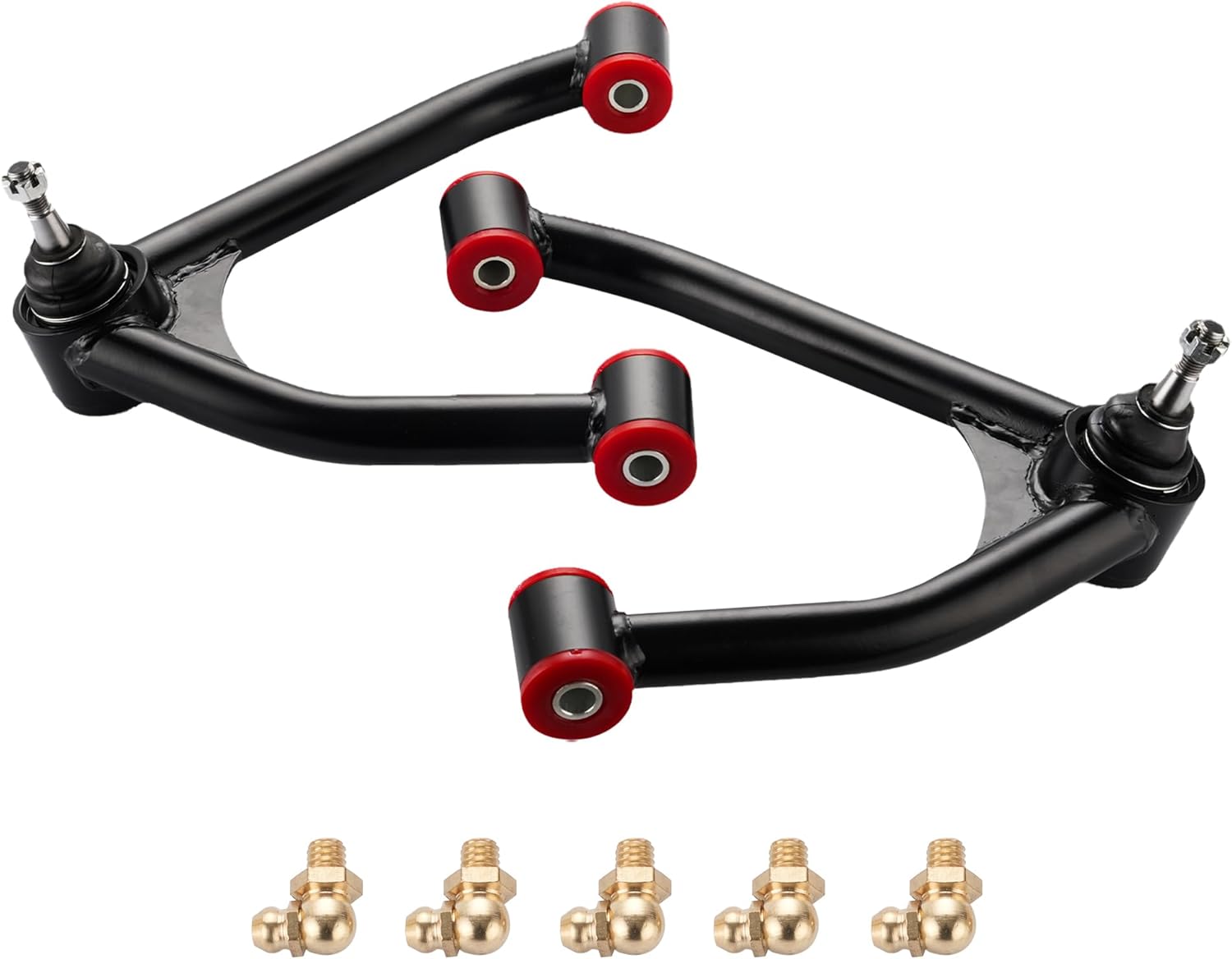 Upper Control Arm for 2007-2018 Chevy Silverado & GMC Sierra 1500 | 2-4" Lift Tubular Design | Compatible with 6-Lug 2WD/4WD | Replaces OE Stamped Steel/Aluminum Arms | Stage 2.0 Version