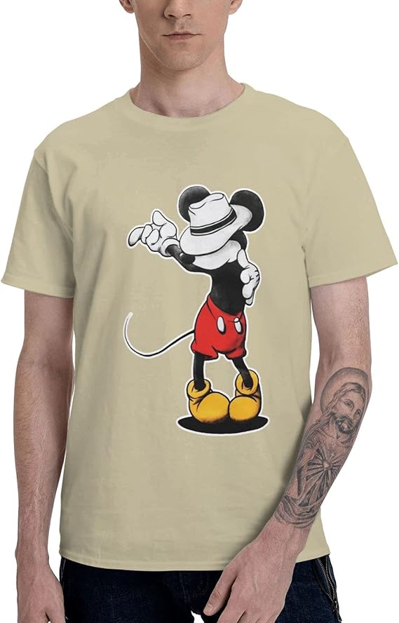Amazon ミッキーマウス Mickey Mouse マイケルジャクソン パロディ メンズ レディース ユニセックス 半袖tシャツ Tシャツ カットソー 通販 Amazon ミッキーマウス Mickey Mouse マイケルジャクソン パロディ メンズ レディース ユニセックス 半袖tシャツ Tシャツ カットソー 通販
