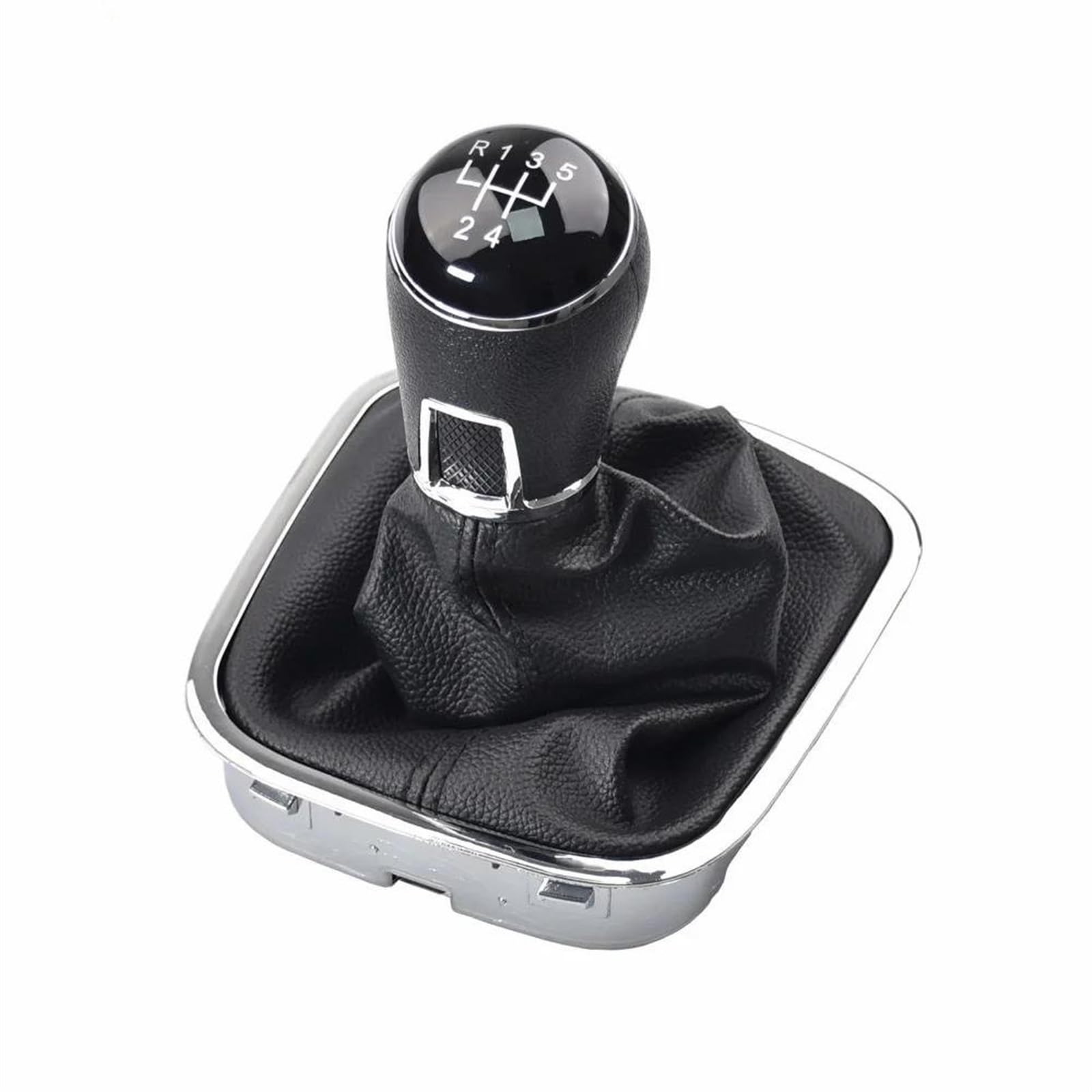CAVINBDZ for VW for Polo 6C 2015 2016 2017 2018 2019 5 Speed Car Gear Shift Knob Gaitor Leather Gear Shift Knob Boot