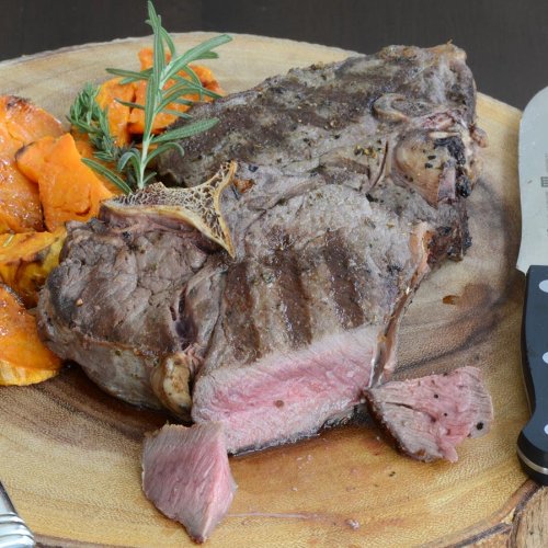Elk Loin Chops, Bone In - 2 pieces, 8-10 oz ea