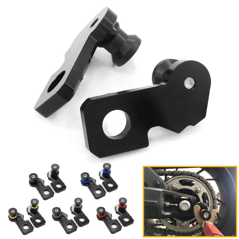Moto Vis de support de curseur de bobines de bras oscillant pour CBR650F CB650F 2014-2018 CB650R CBR650R 2019-2022 2023 (Black)