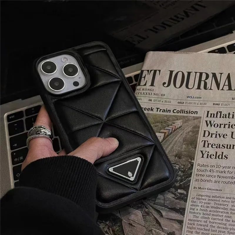 PRADA シアリング iPhone 13 Pro用カバー NAFS Compatible Prada | Unisex Plain Leather Logo iPhone 13 pro