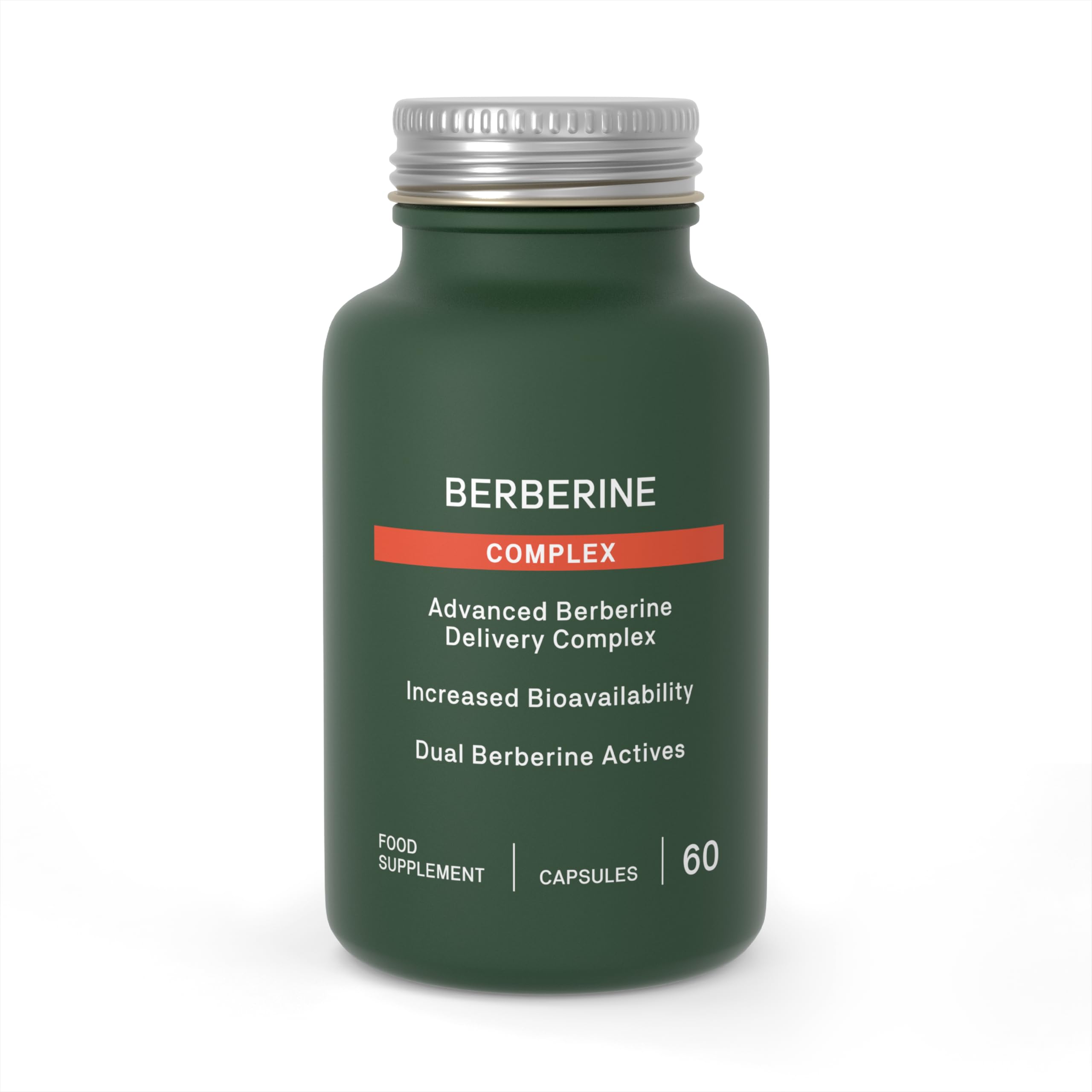 Berberine Complex 60 Cápsulas Veganas Complejo avanzado de entrega de berberina Mayor biodisponibilidad