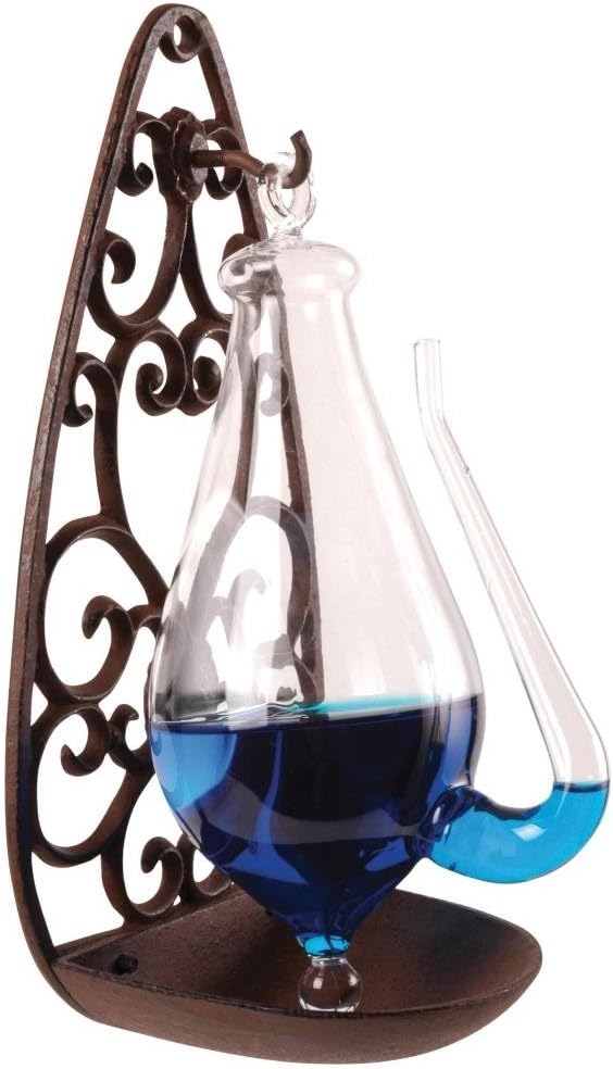 Ambient Weather B1025C Antique Storm Glass Wall Mount