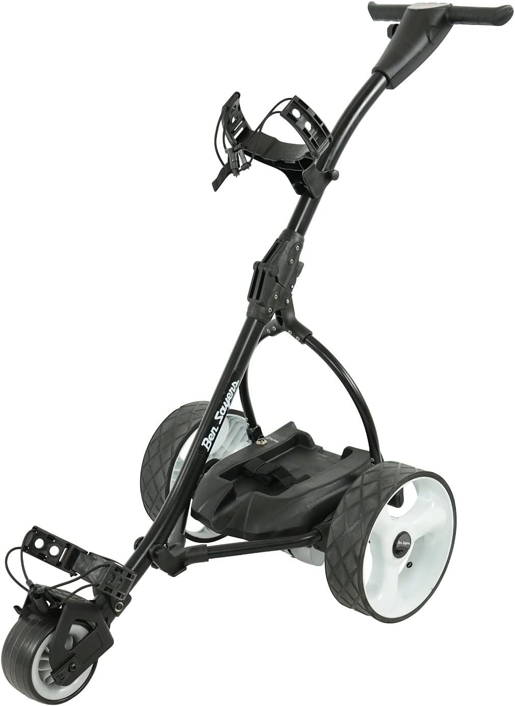 ELECTRIC GOLF TROLLEY +LITHIUM BATTERY +£100 FREE ACCESSORIES/BLACK