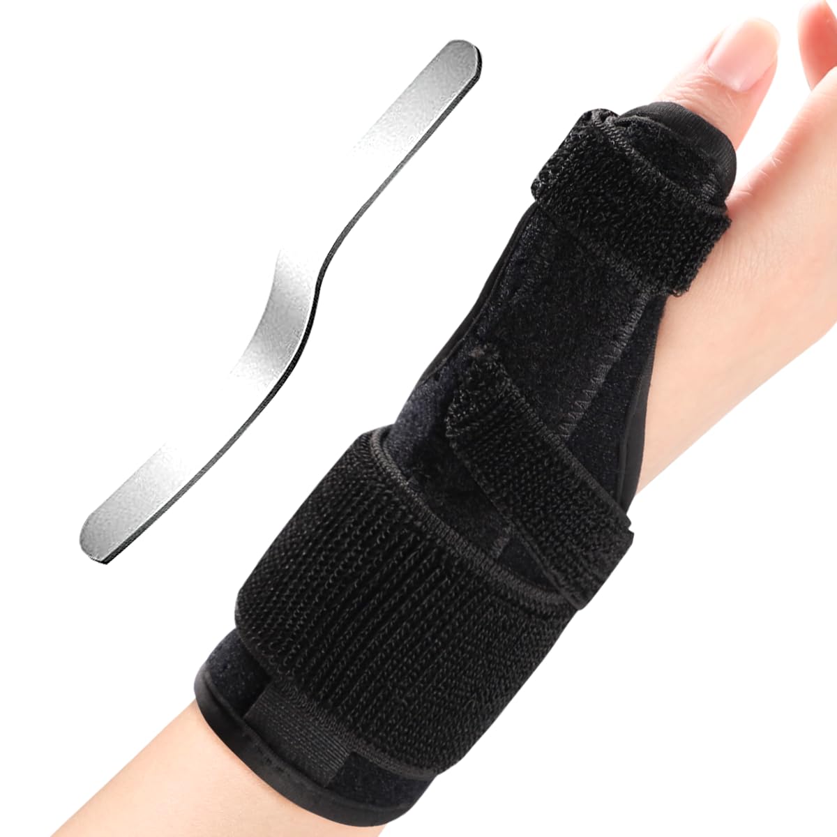 iStabo Thumb Spica Splint Brace Right or Left Hand, Finger Splint Wrist Support for Trigger Thumb, Pain Relief, Arthritis, Tendonitis, Sprained, and