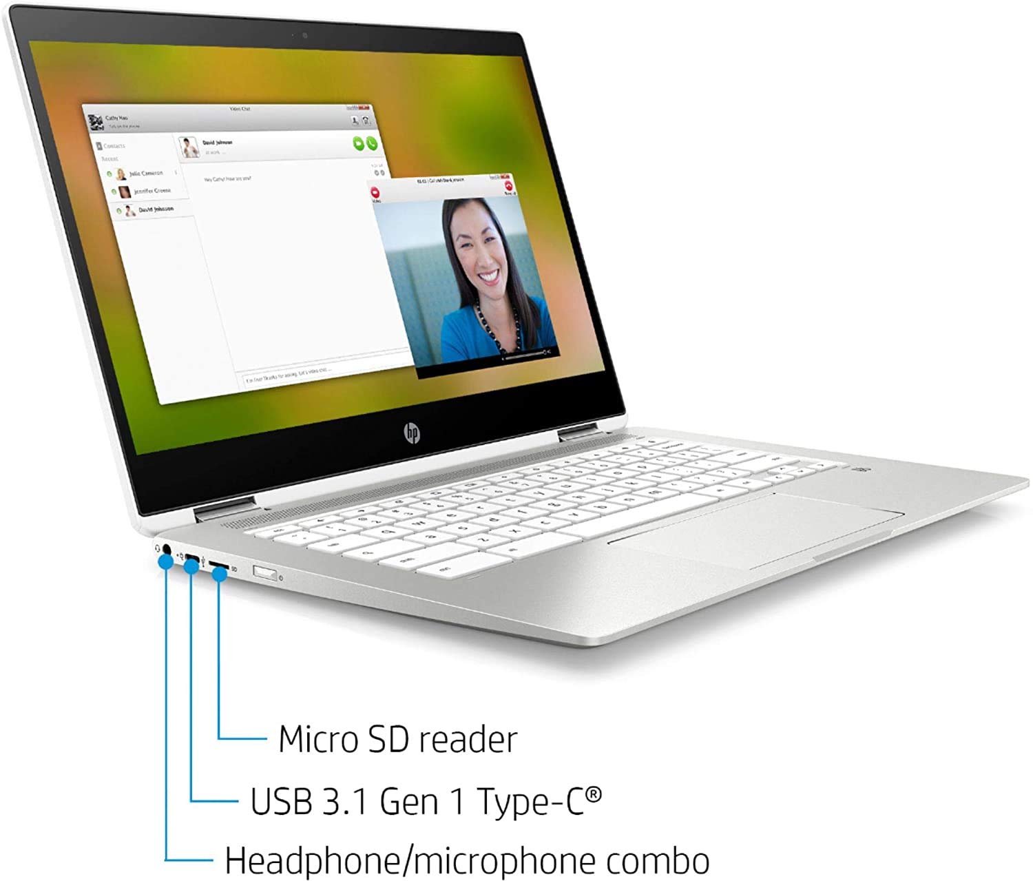 HP Chromebook ホワイト HP Chromebook 15-de0021cl - Intel i3 - 2.20GHz, 4GB RAM