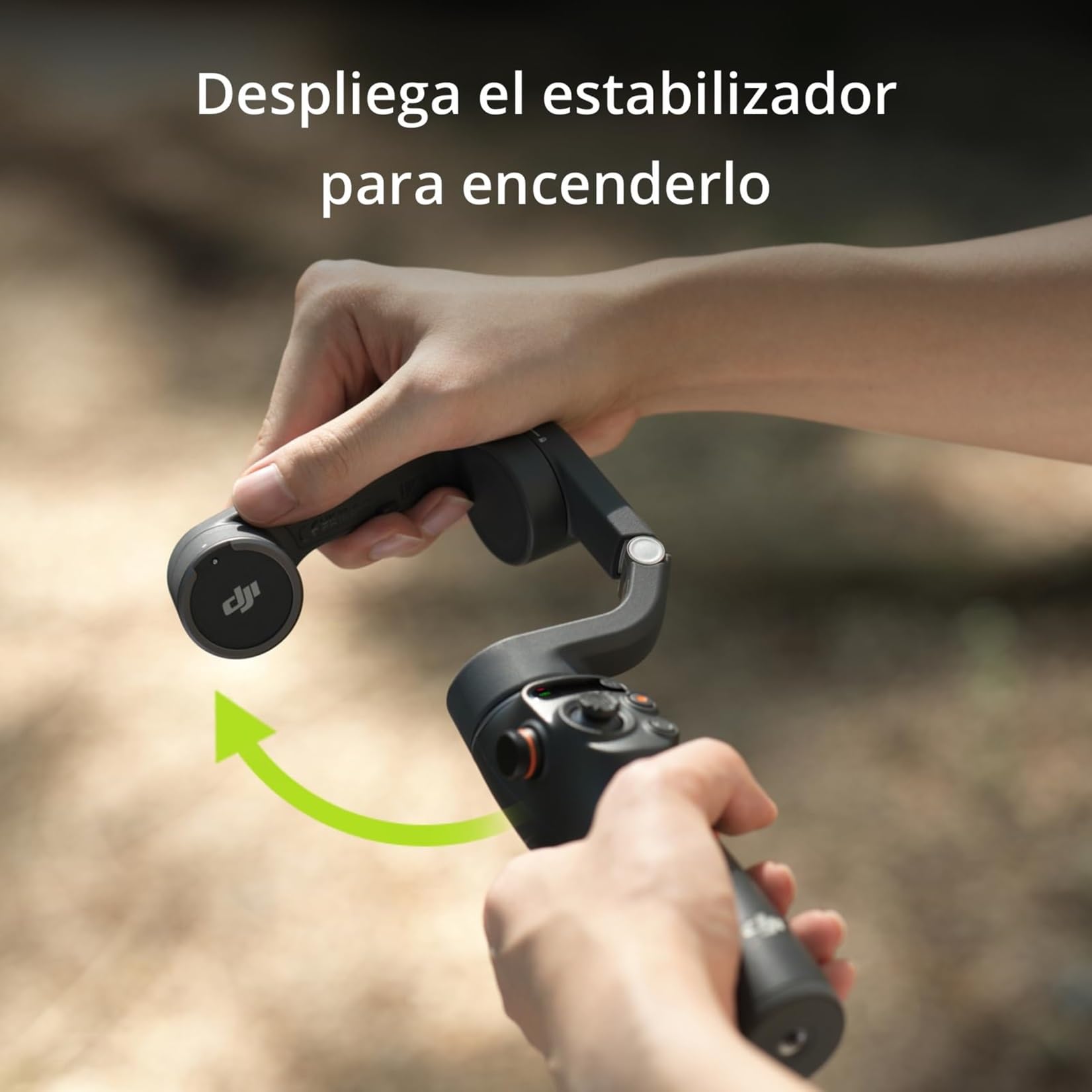 DJI Osmo Mobile 6, Estabilizador para Smartphones, Brazo Extensible | Estabilizador 3 ejes, portátil y plegable, para Android y iPhone con ShotGuides, vlogging, YouTube, TikTok, Gris Pizarra