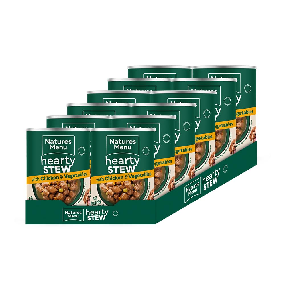 Natures Menu Hearty Stew Chicken And Vegetables Dog Food - X 415G Size 12