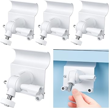 2 Pcs Vinyl Siding Clips Hooks for Mounting Security Camera Hanger No Drill Outdoor Weatherproof Stainless Steel Vinyl Hooks Compatible with Indoor Cam