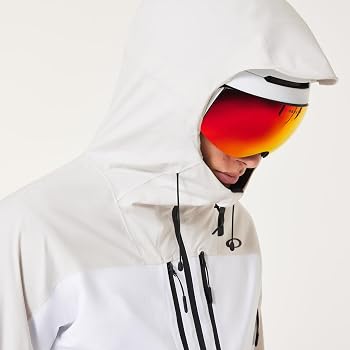 Oakley Mens Canopy Pro Insulated Jacket, Mist/White, Large at