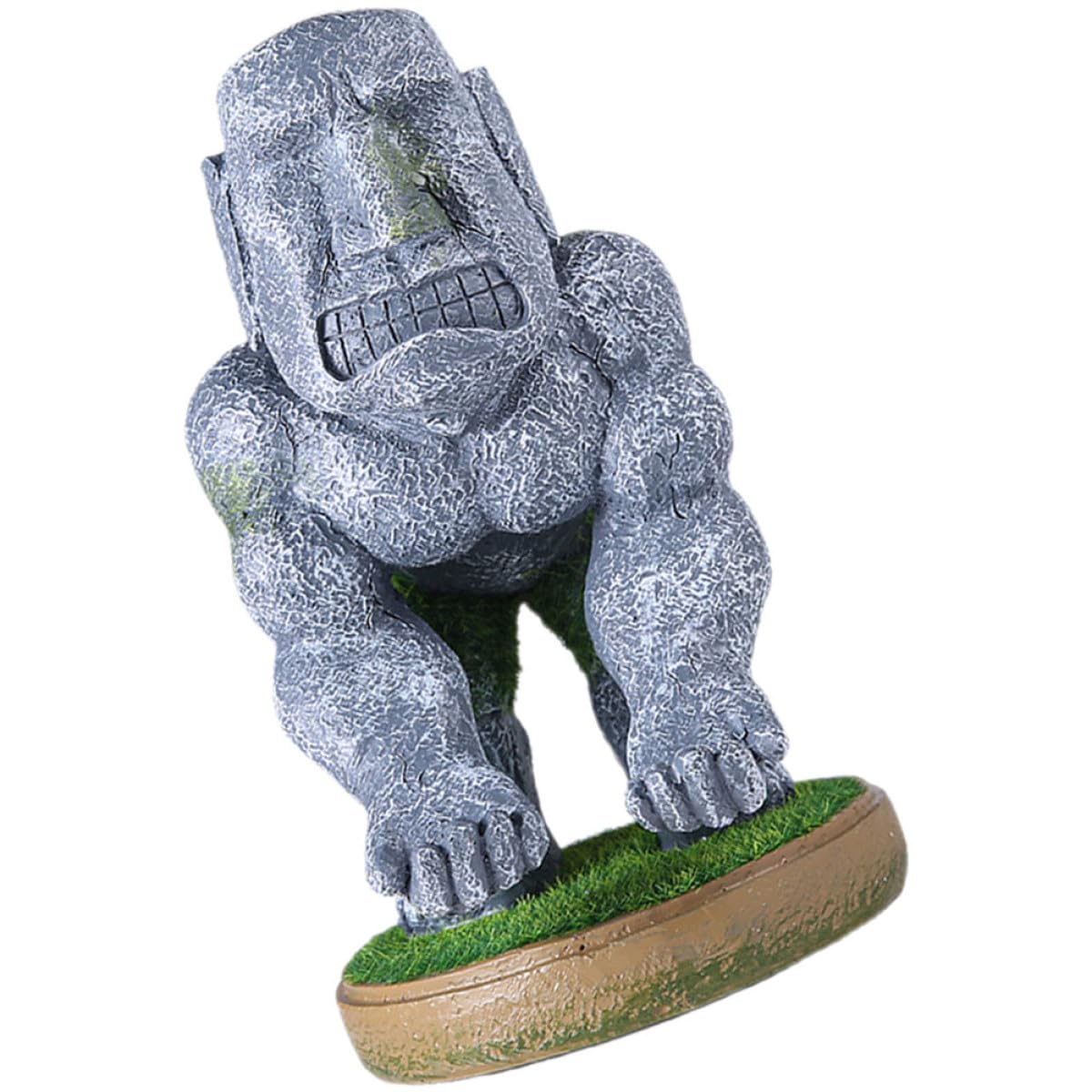 Supporto, Design e Unico Controller Resina di in Gioco per Statua Moai Pratico Resistente, Porta Cuffie e Decorazione da Tavolo per Desktop e Casa