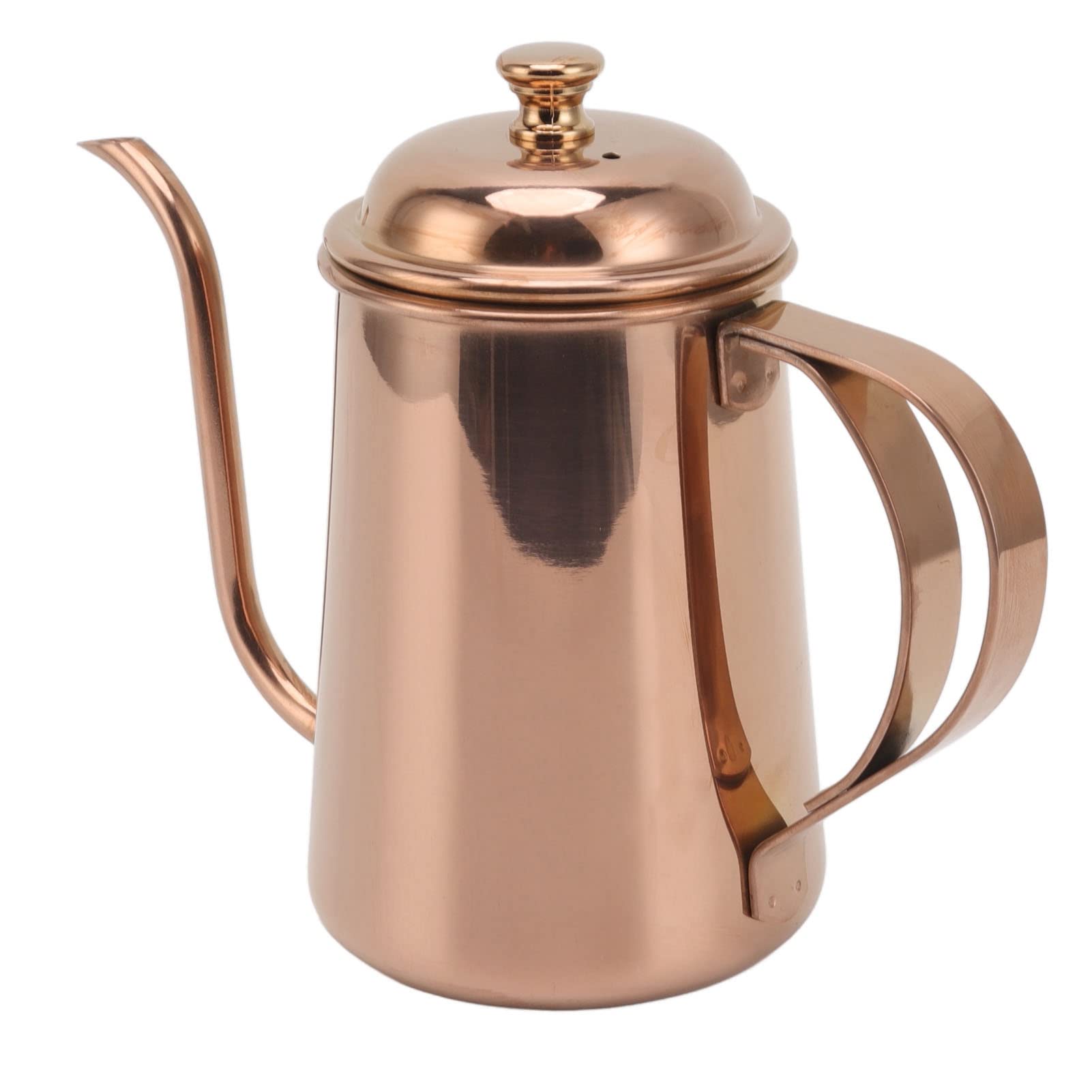 650ml Pour Over Kettle, Stainless Steel Gooseneck Kettle Ergonomic Handle Gooseneck Coffee Pot for Drip Coffee Lovers, Small and Portable