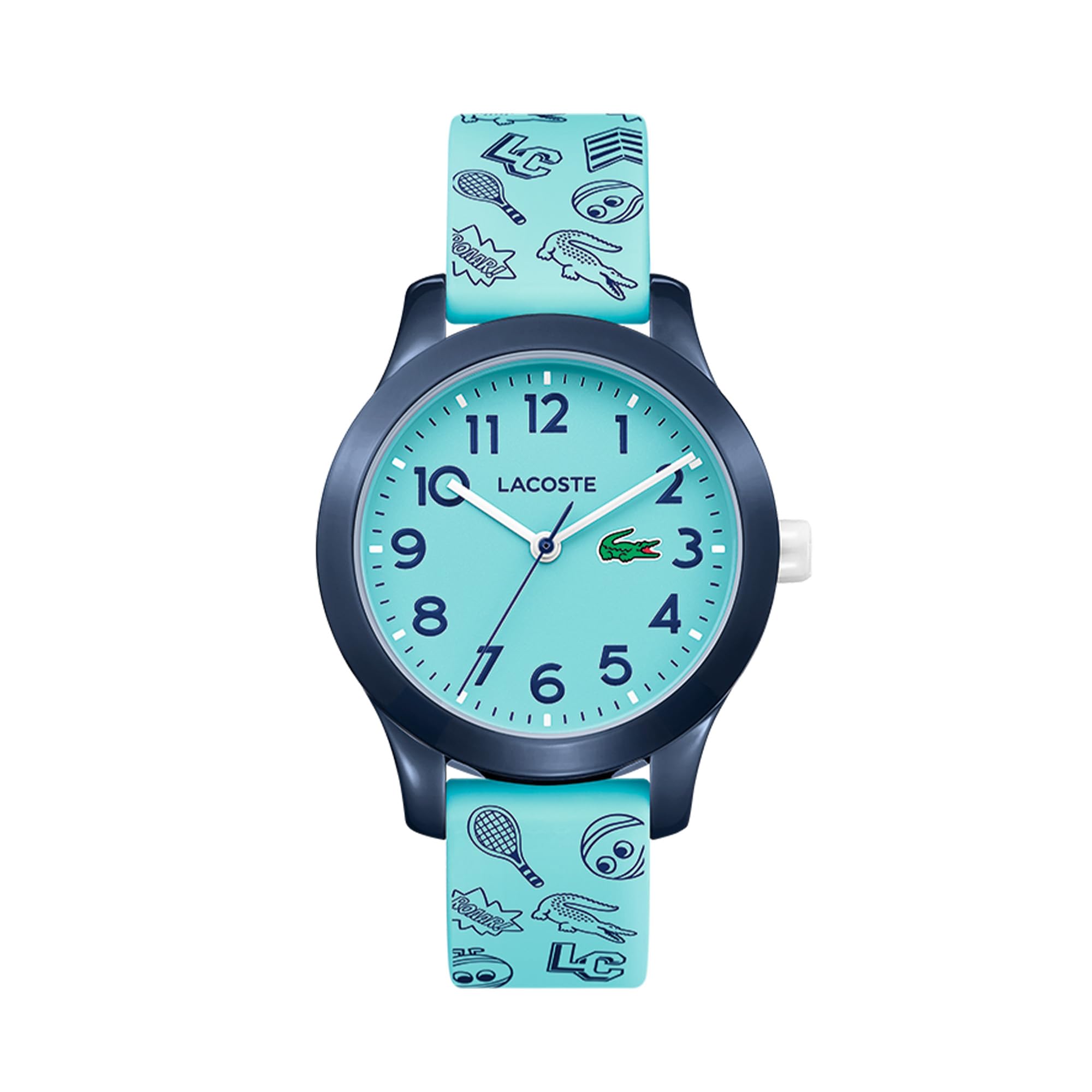 Montre Analogique Lacoste 12.12 pour Enfants - Bracelet en Silicone Turquoise