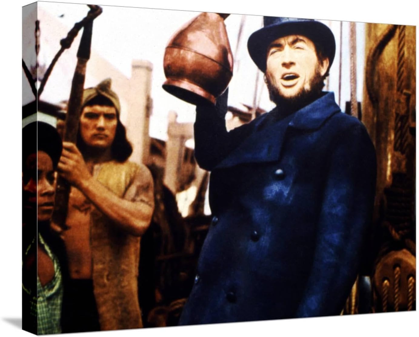 ART.COM Stretched Canvas Print Moby Dick, Gregory Peck, 1956, 24" x 18"