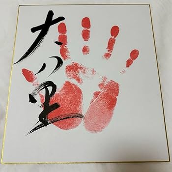 Amazon.co.jp: 大相撲☆大の里☆肉筆サイン手形 : おもちゃ